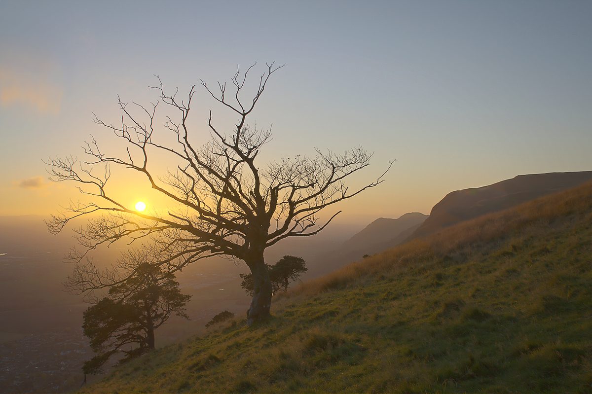 Woodhill at sunset